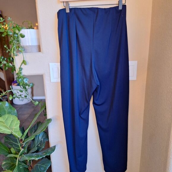 Diane Von Furstenberg dark blue trousers medium - Picture 5 of 6